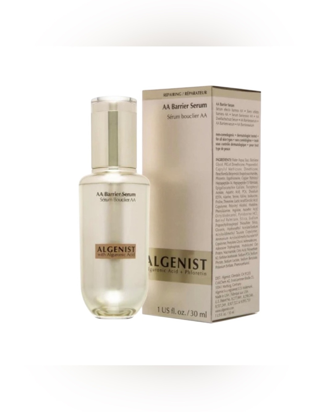Algenist AA Barrier Serum 1oz 30ml New In Box